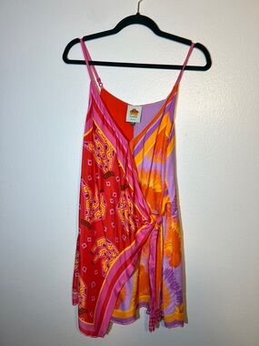 clark mini dress 1970s Ossie Clark Floral Trapeze Dress